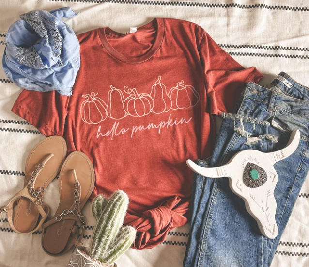 Hello Pumpkin tshirt