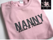 Load image into Gallery viewer, Nanny/Grandad sweatshirt
