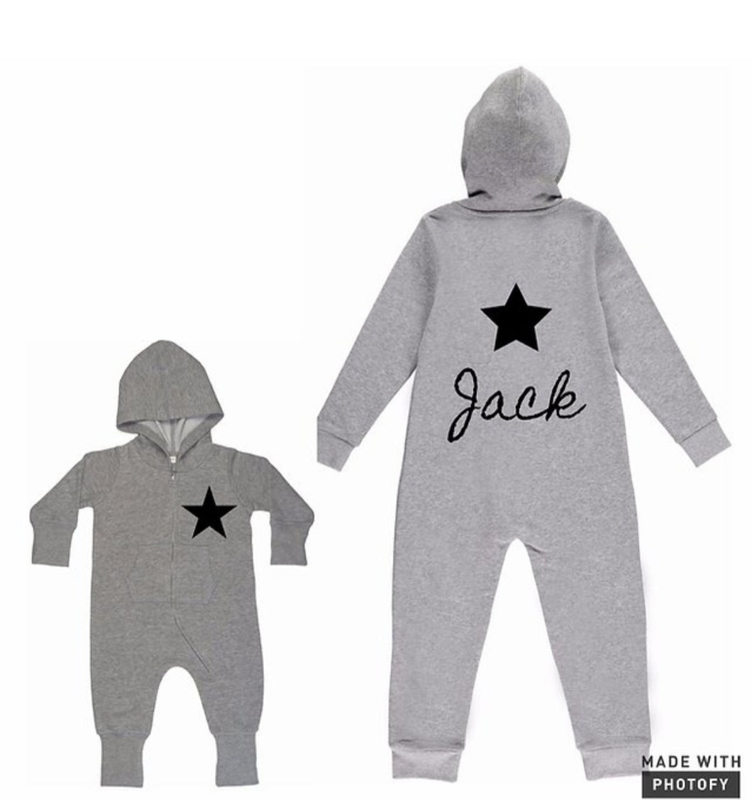 Name and image onesie