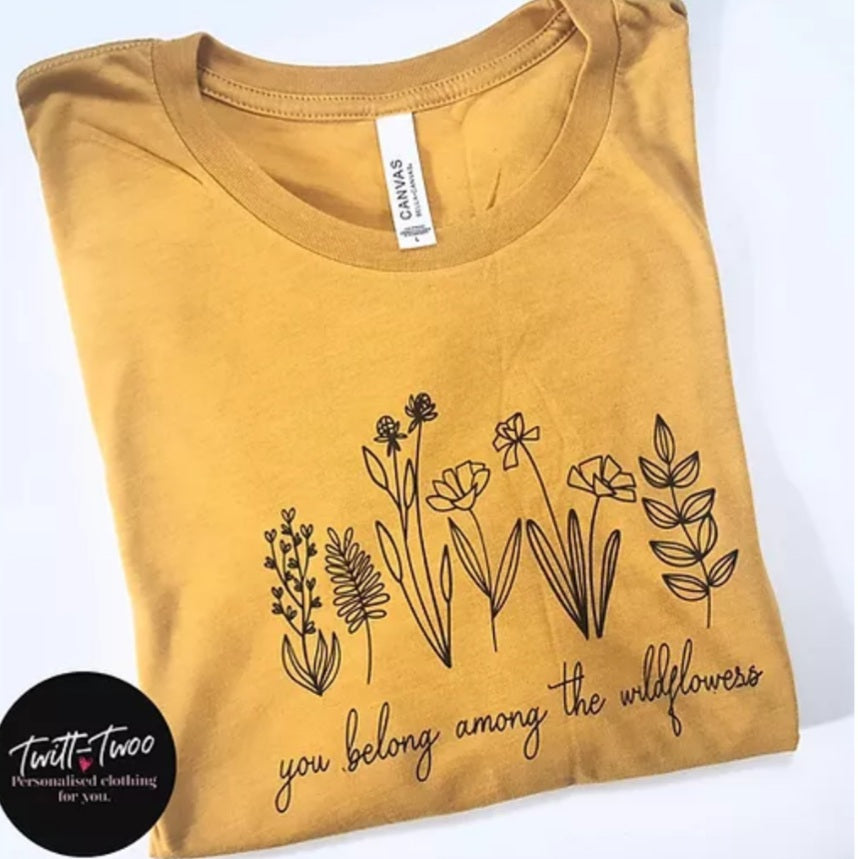Wildflowers tshirt
