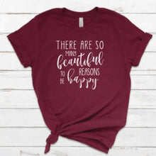 Load image into Gallery viewer, So many reasons to be happytshirt
