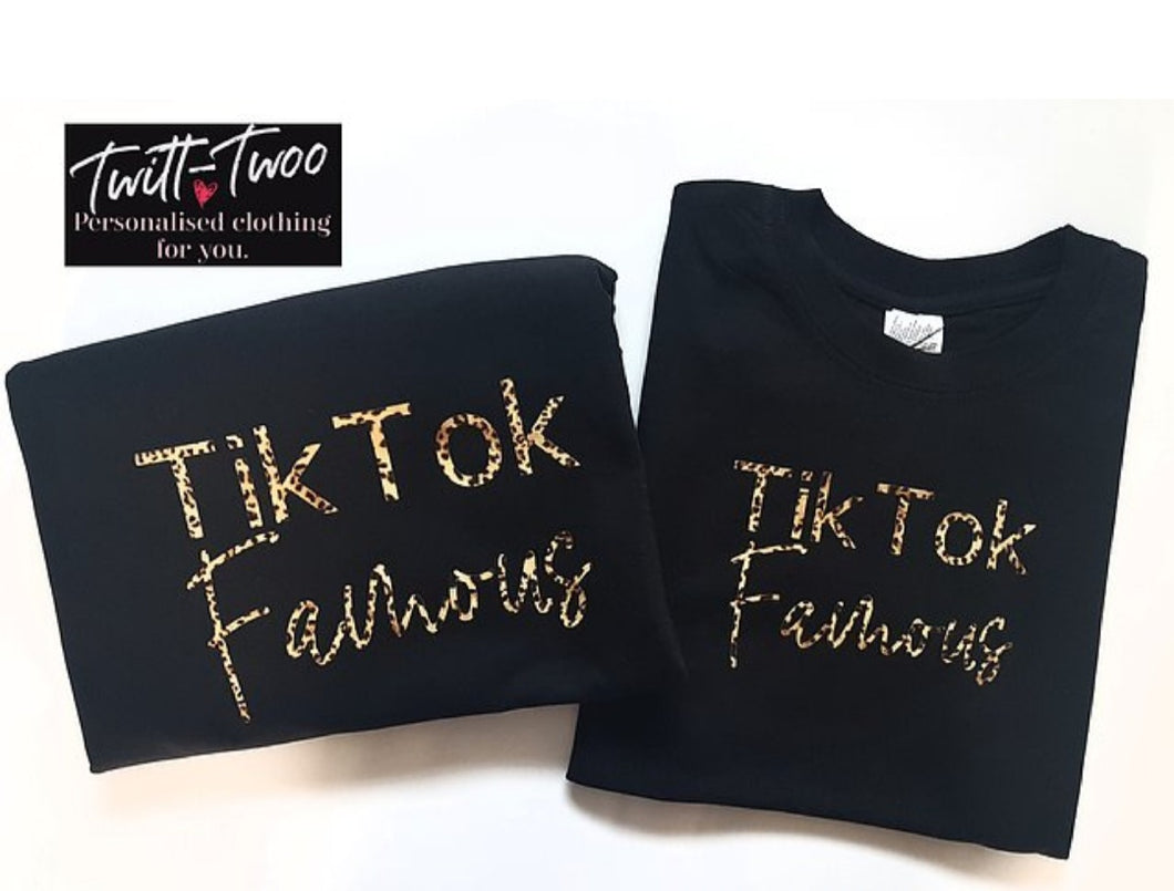 Tik tok famous tshirt