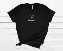 Load image into Gallery viewer, Rough heart name tshirt
