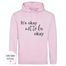Load image into Gallery viewer, Its okay not to be okay hoodie
