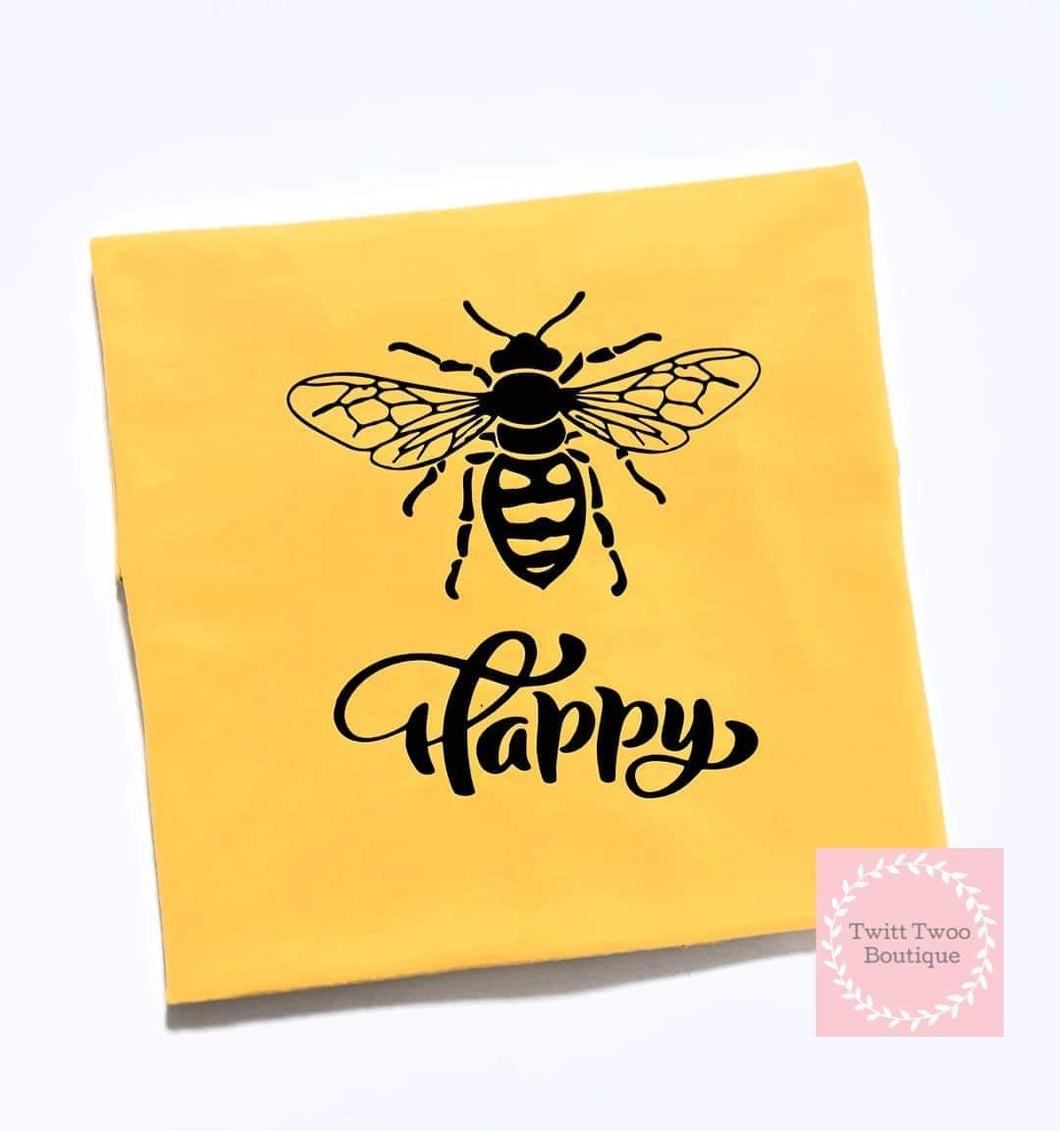 Bee happy tshirt