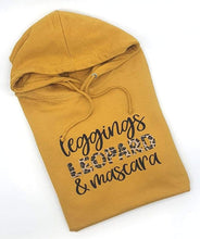 Load image into Gallery viewer, Leggings leopard mascara hoodie
