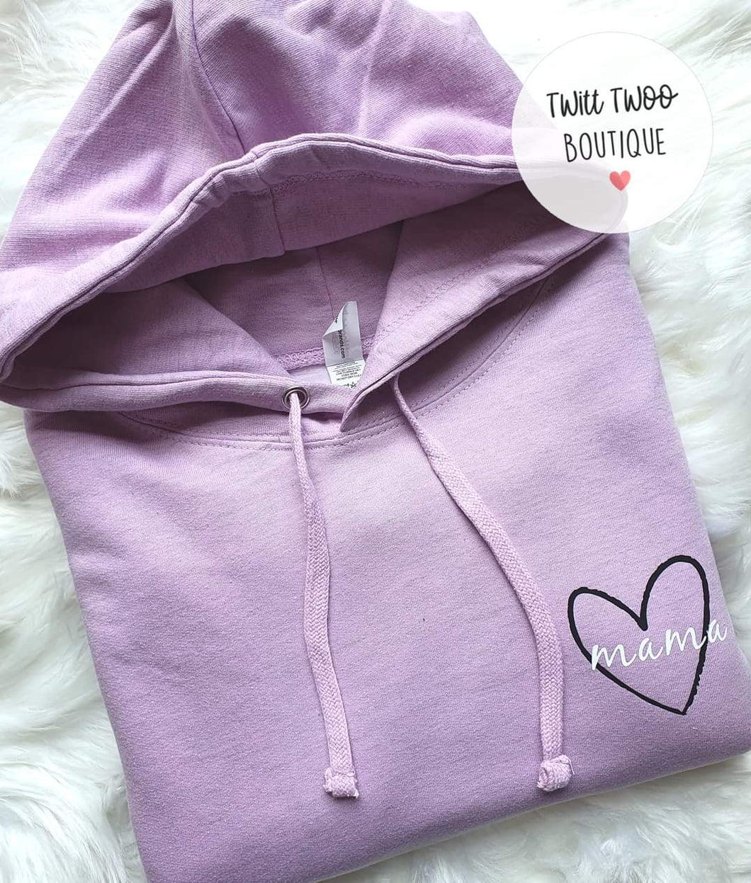 Heart name hoodie