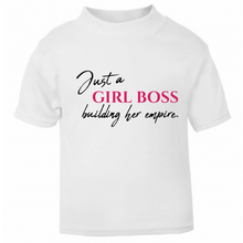 Load image into Gallery viewer, Just a girl building empire tshirt

