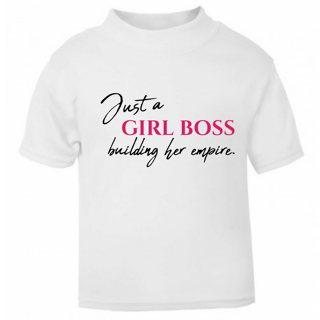 Just a girl building empire tshirt