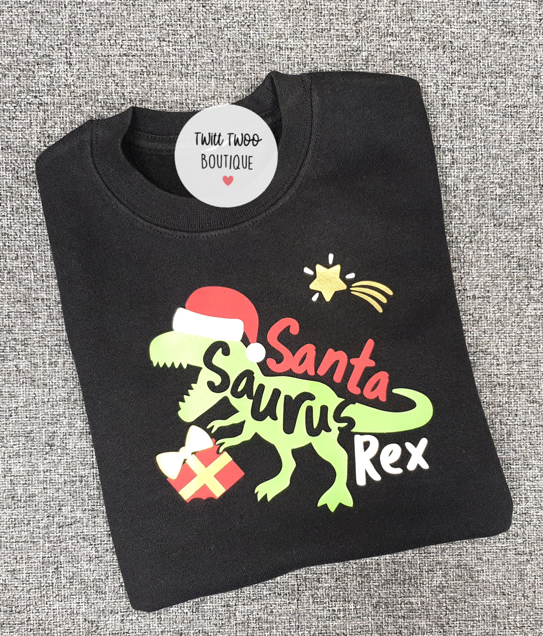 Santasaurus rex sweatshirt