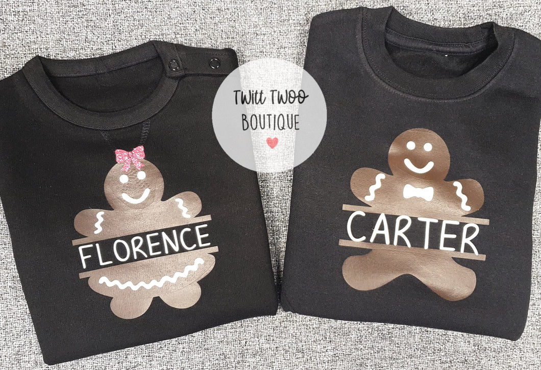 Ginger bread name sweatshirt