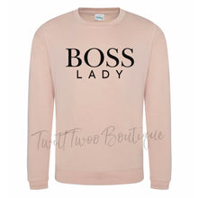 Load image into Gallery viewer, Boss lady sweatshirt
