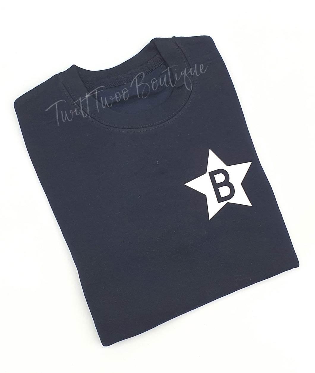 Shape initial sweatshirt