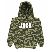 Load image into Gallery viewer, Camo name hoodie
