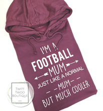 Load image into Gallery viewer, Football mum hoodie
