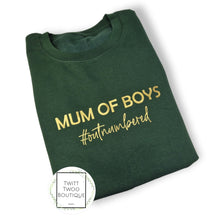 Load image into Gallery viewer, Mum of boys sweatshirt
