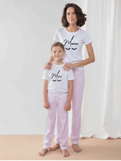 Matching mama and mini pyjamas