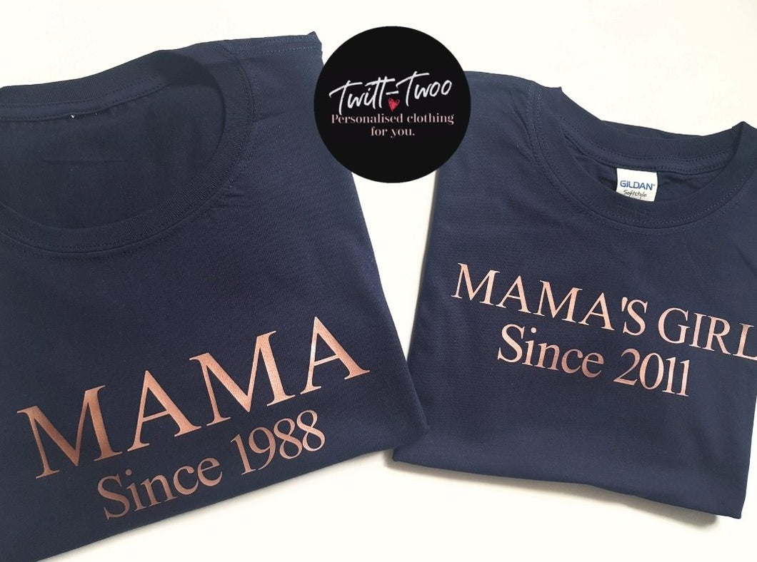 Mama/mamasboy/mama girl since sweatshirt
