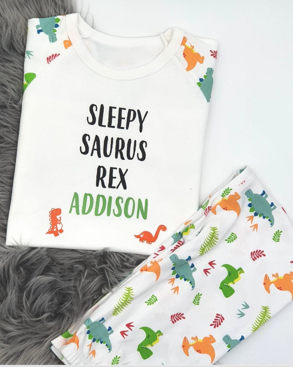 Sleepy saurus rex pyjamas