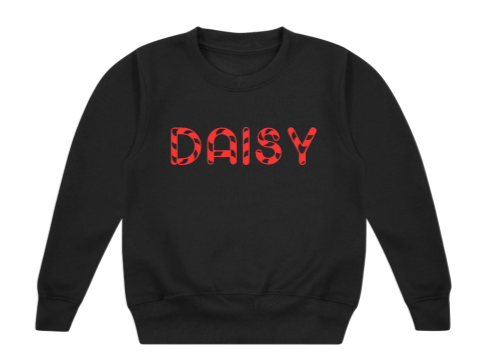 Candy cane name sweatshirt