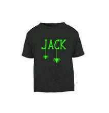Load image into Gallery viewer, Halloween name tshirt

