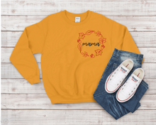 Load image into Gallery viewer, Autumn wreath sweatshirt
