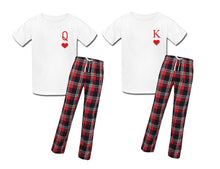 Load image into Gallery viewer, Matching king and queen tartan pyjamas
